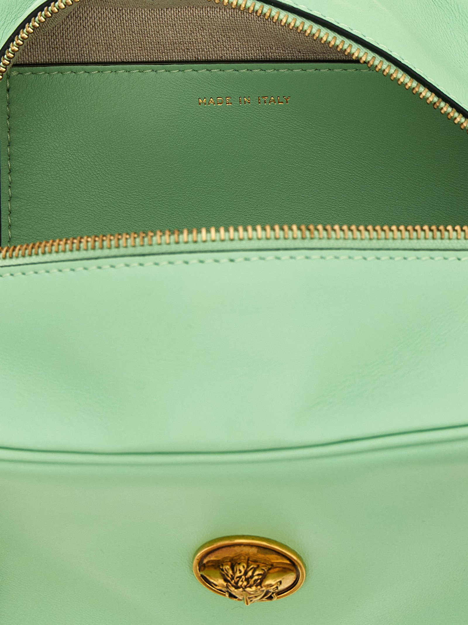 Versace Bicolor Lamb Leather Shoulder Bag - Image 4