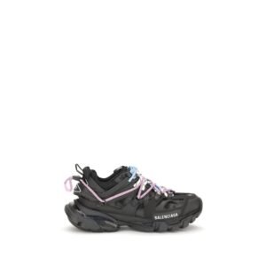 Balenciaga Black Polyester Athletic Sneakers