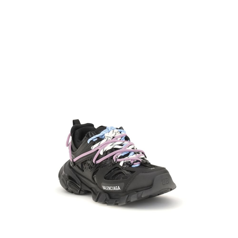 Balenciaga Black Polyester Athletic Sneakers - Image 2