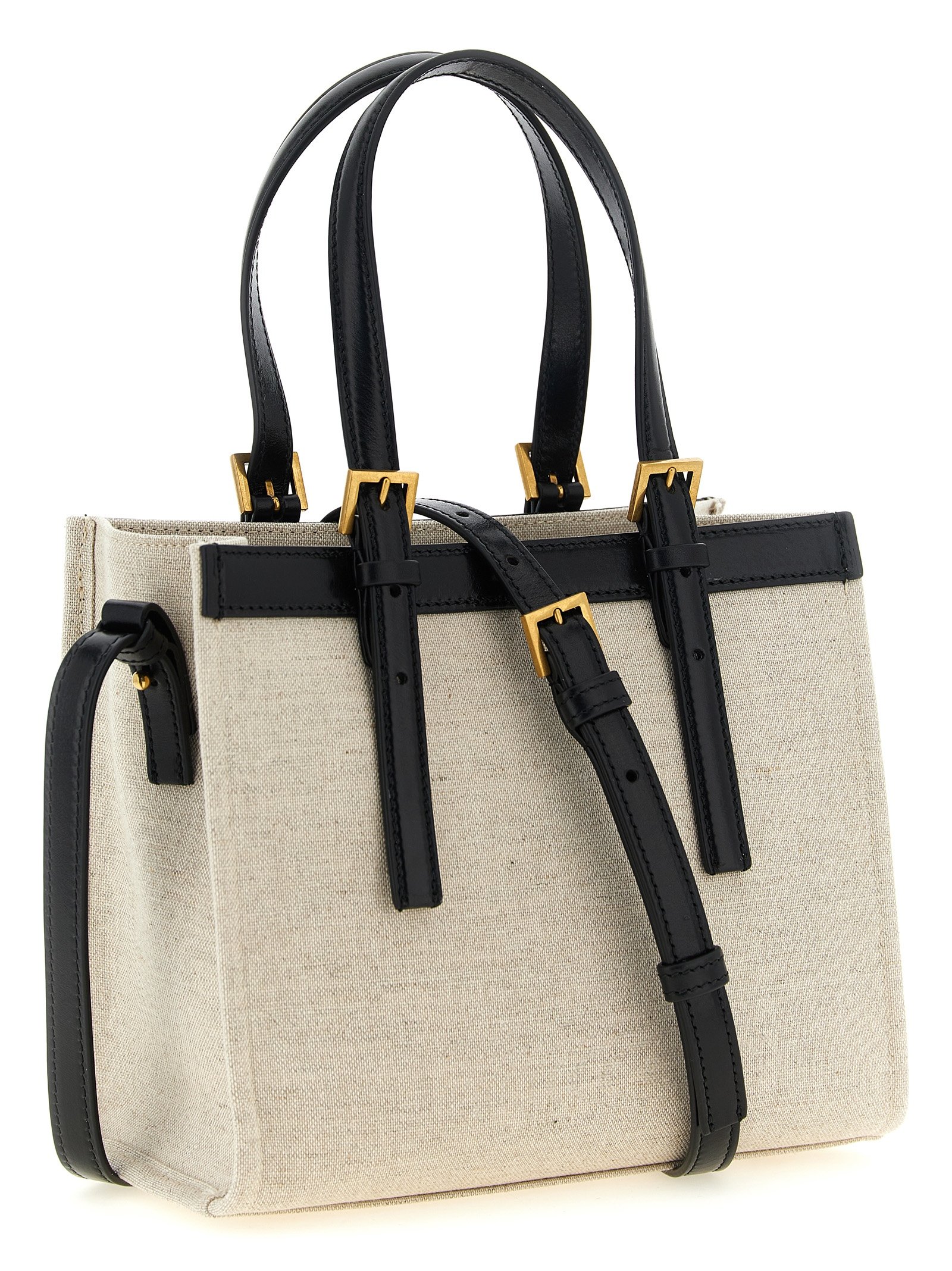 Versace Beige Linen Tote Bag - Image 2