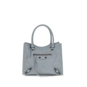Balenciaga Blue Lamb Ovis Aries Shoulder Bag