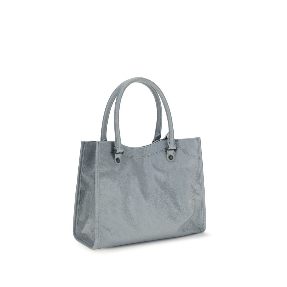 Balenciaga Blue Lamb Ovis Aries Shoulder Bag - Image 3