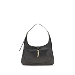 Gucci Black Goatskin Shoulder Bag