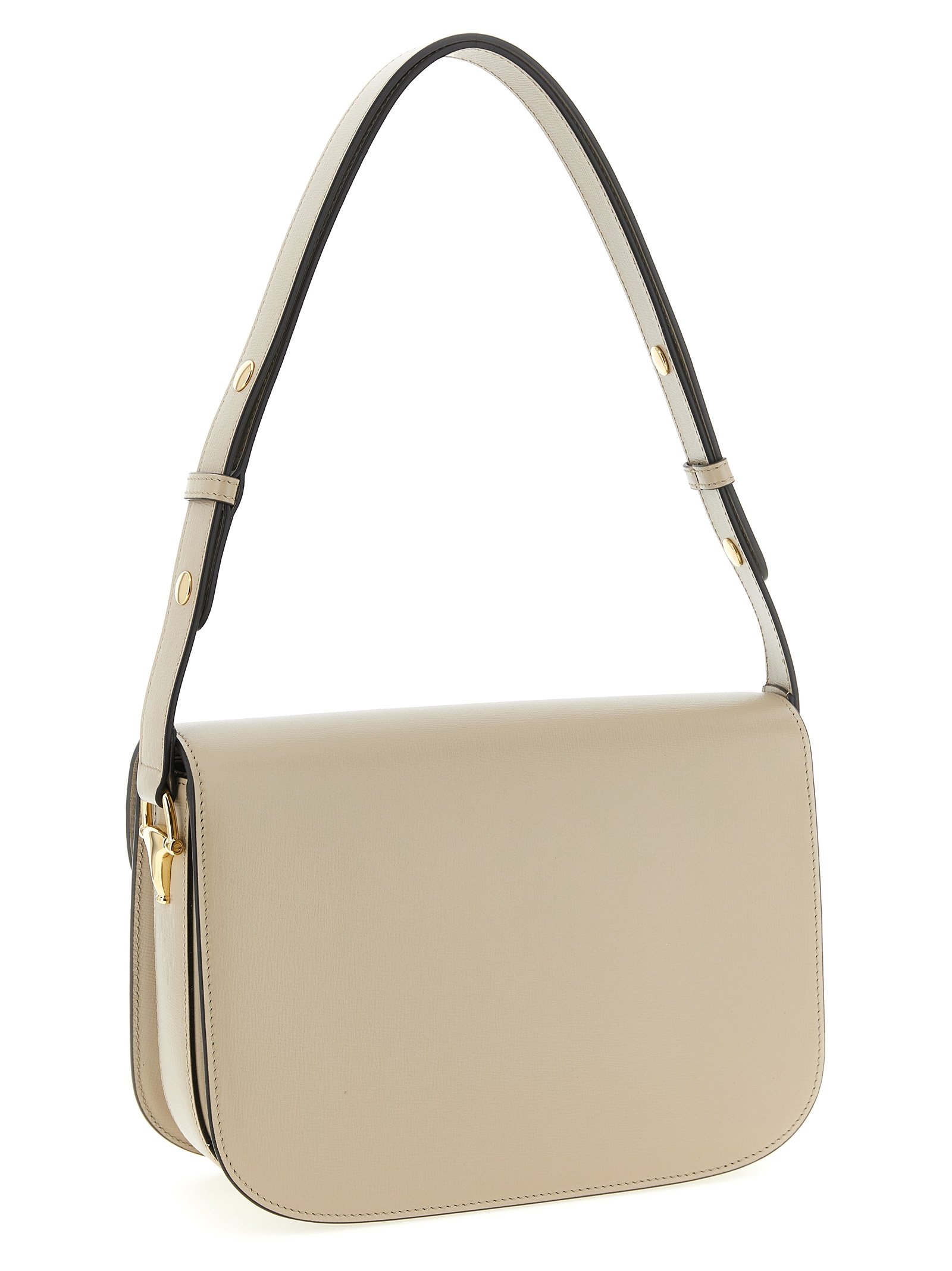Gucci Beige Calfskin Shoulder Bag - Image 2