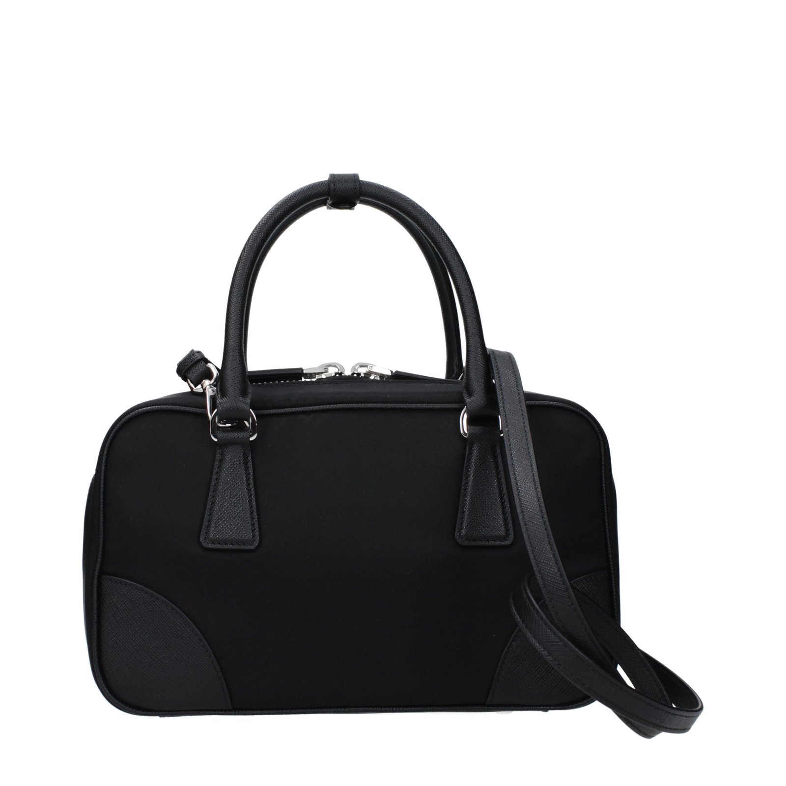Prada Black Fabric Handbag - Image 3