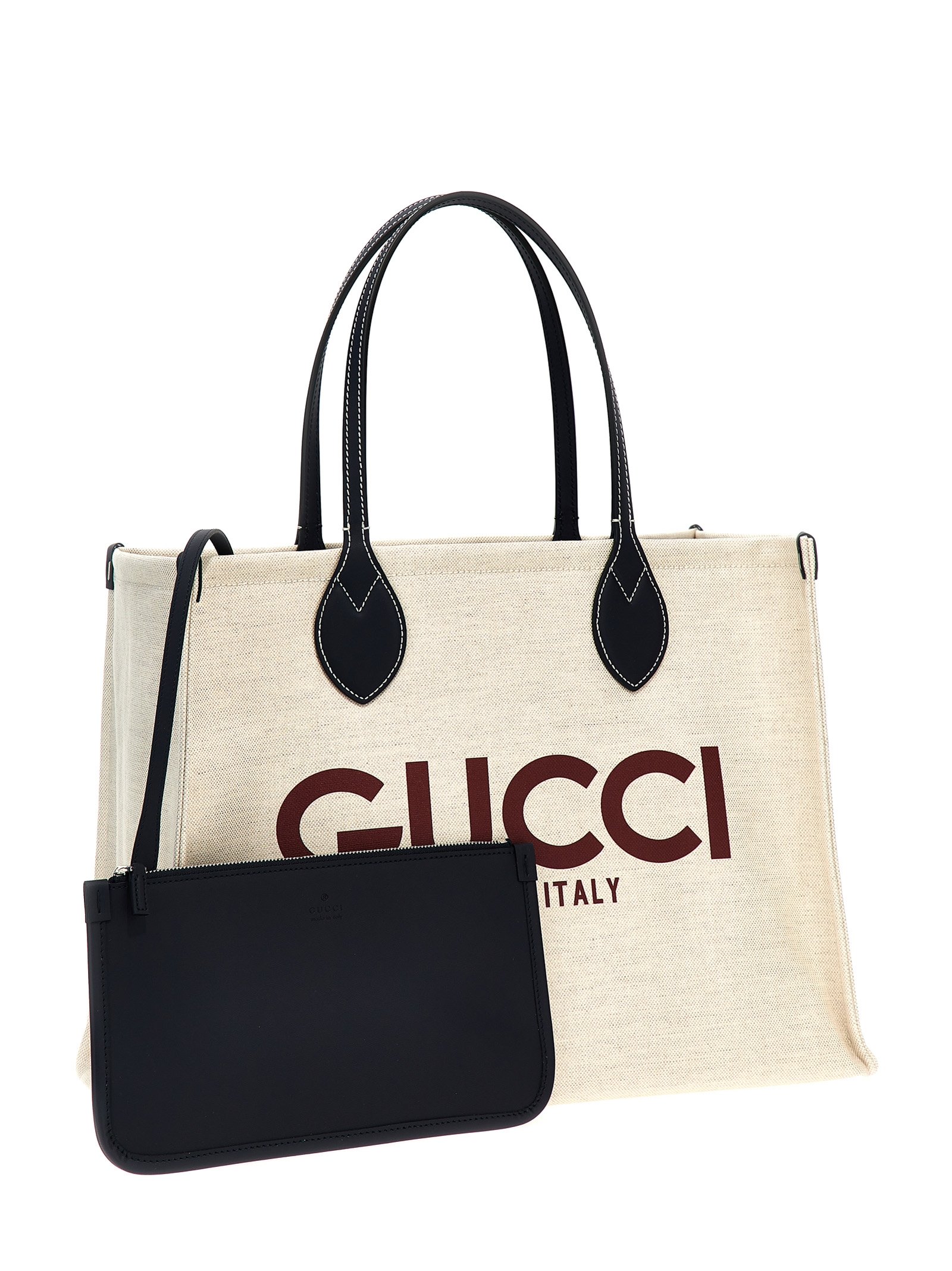 Gucci Beige Polyethylene Tote Bag - Image 3