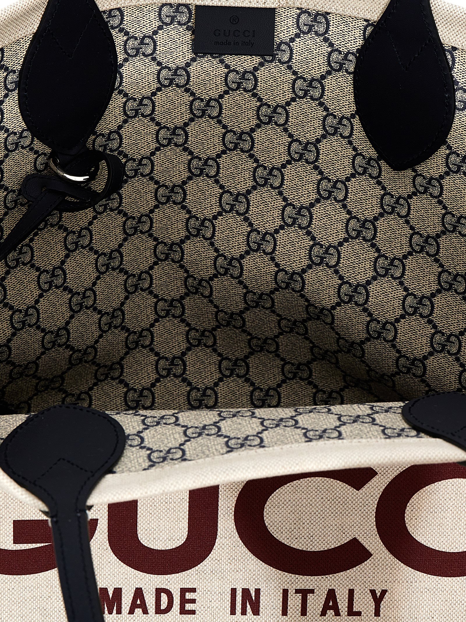 Gucci Beige Polyethylene Tote Bag - Image 4