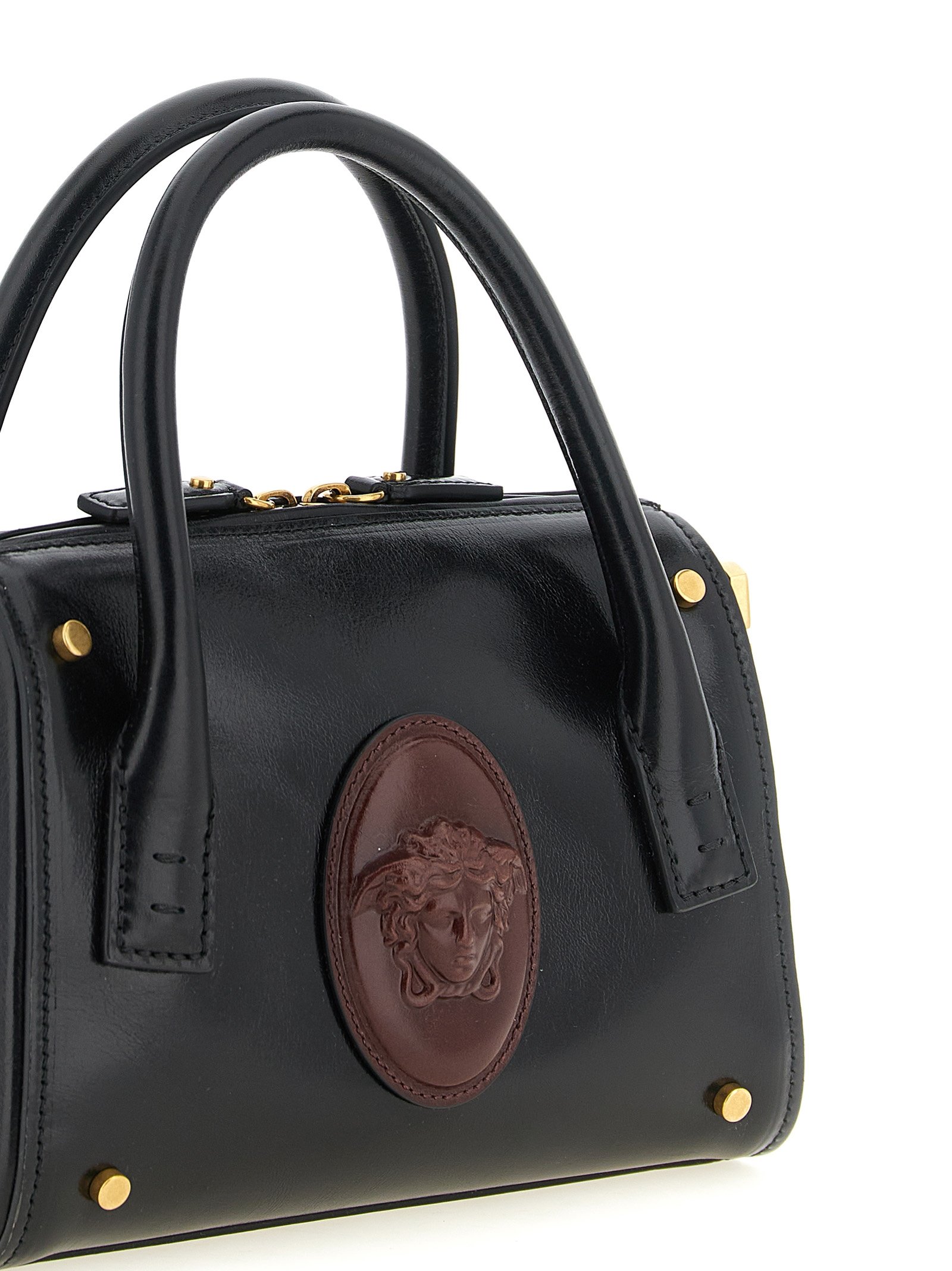 Versace Black Calfskin Handbag - Image 3