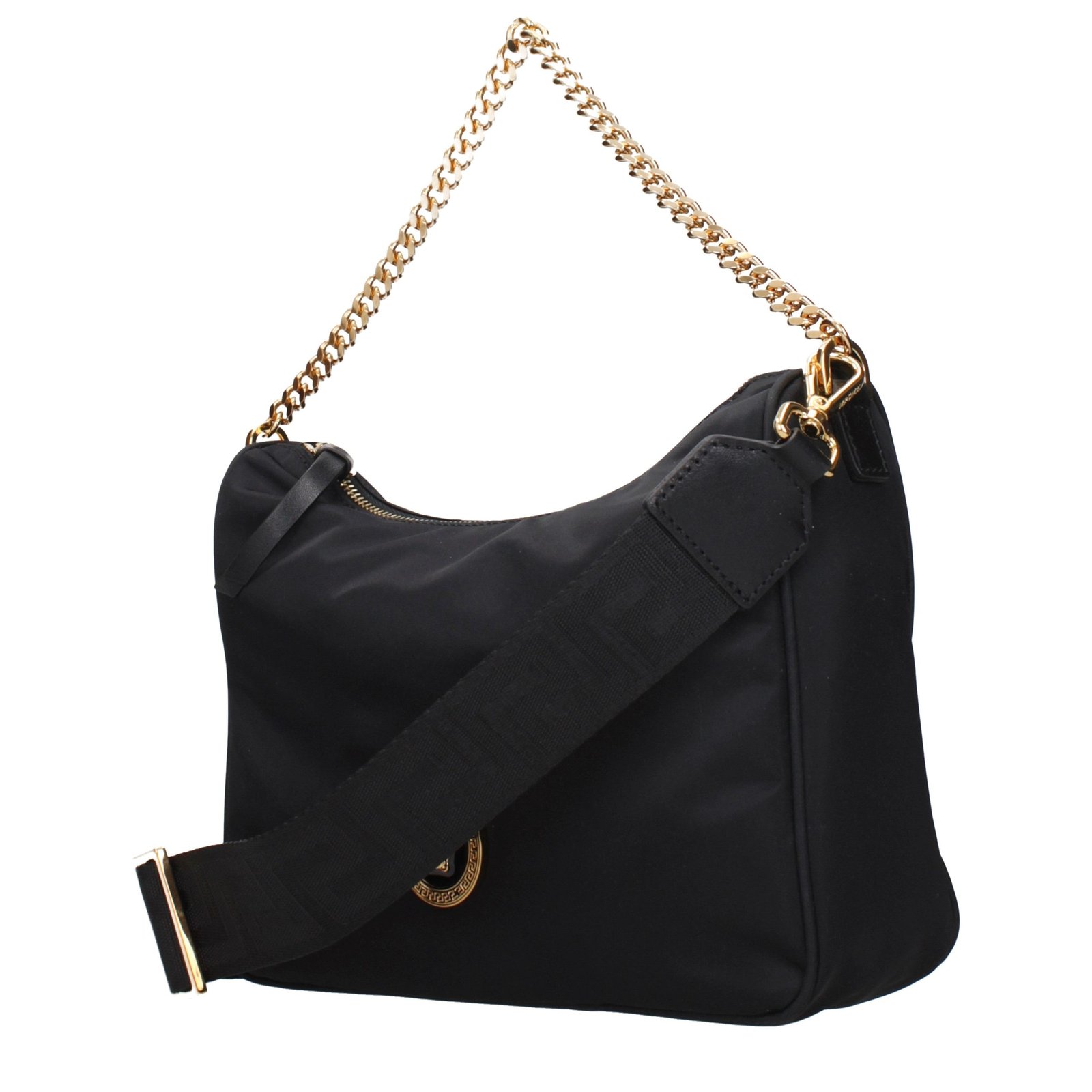 Versace Black Fabric Handbag - Image 2