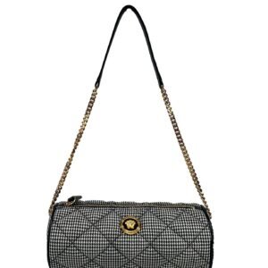 Versace Medusa Quilted Evening Sling Crossbody Bag