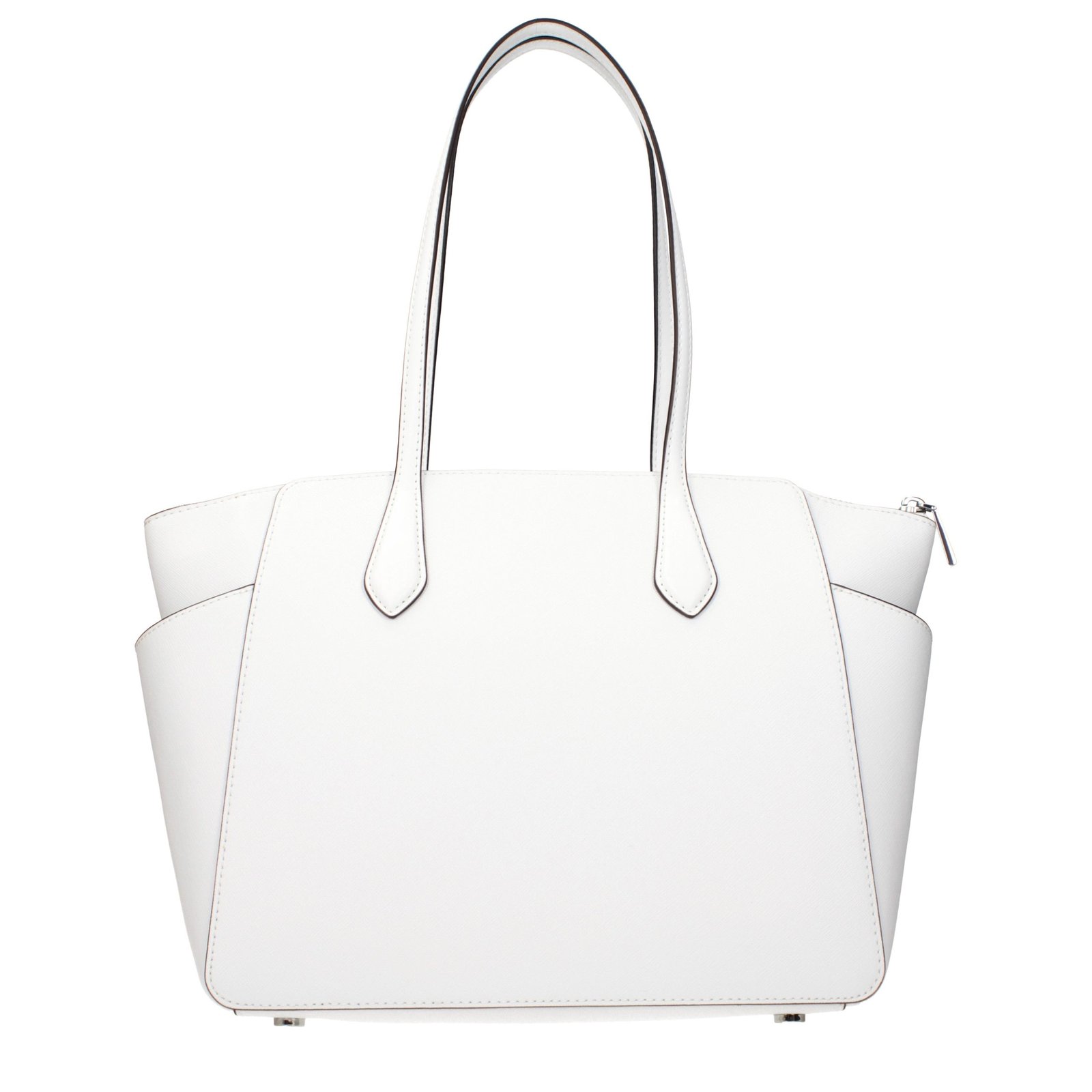 Michael Kors White Leather Shoulder Bag - Image 3
