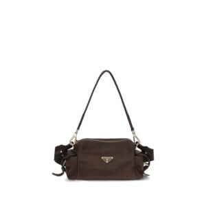 Prada Brown Napa Leather / Calf Bos Taurus Shoulder Bag