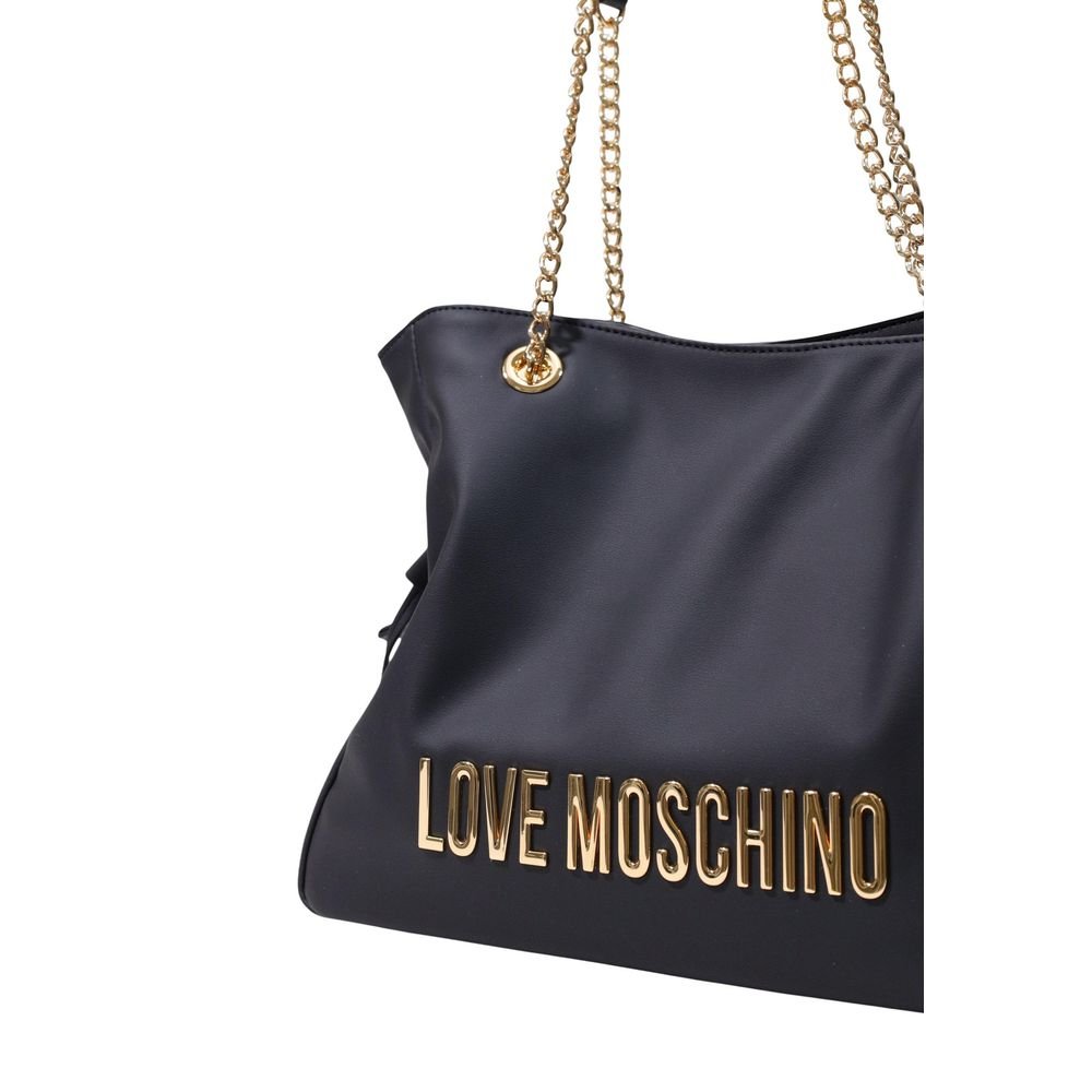 Love Moschino Black Polyester Handbag - Image 4