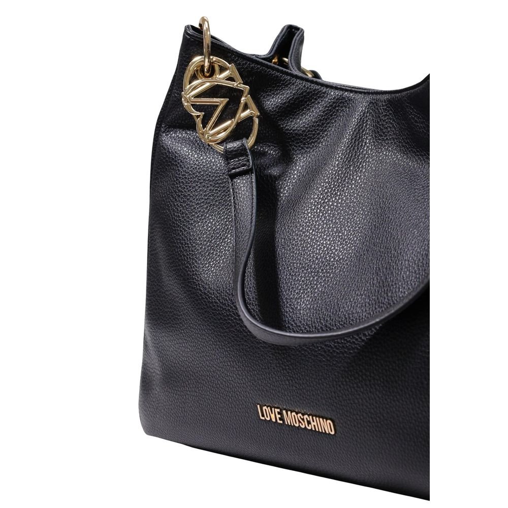 Love Moschino Black Polyethylene Handbag - Image 4