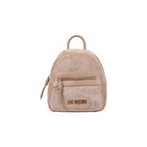 Love Moschino Beige Polyester Backpack
