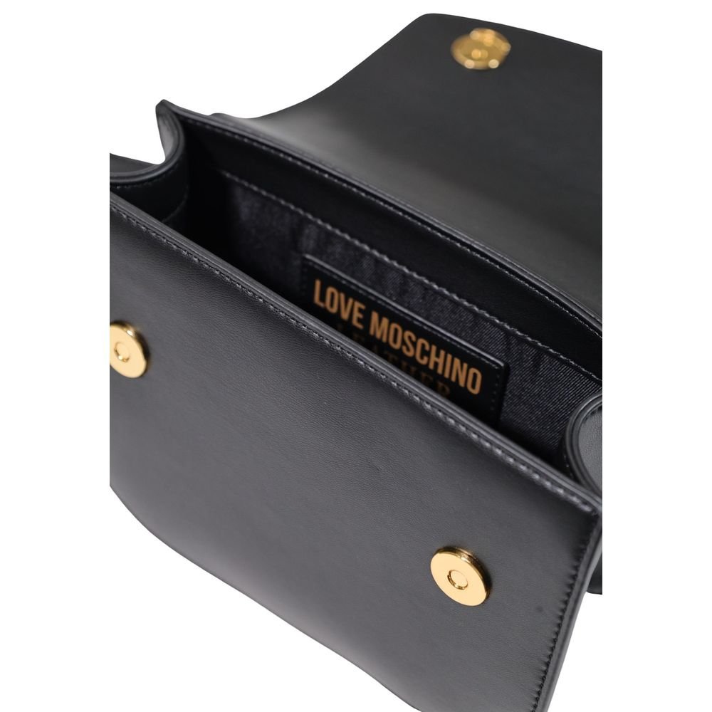 Love Moschino Black Polyester Handbag - Image 5