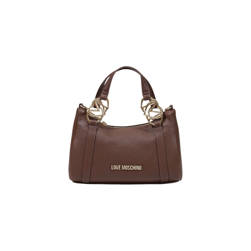 Love Moschino Brown Polyethylene Handbag