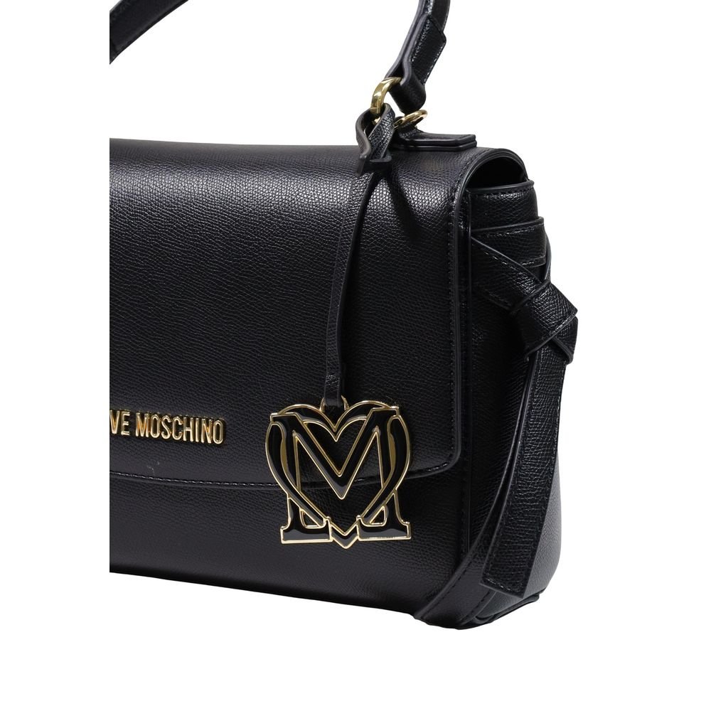 Love Moschino Black Polyethylene Handbag - Image 4