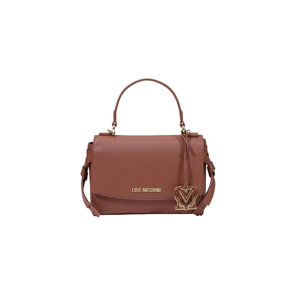 Love Moschino Brown Polyethylene Handbag