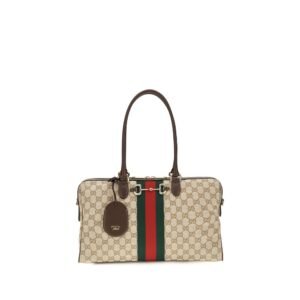 Gucci Beige Fabric Handbag