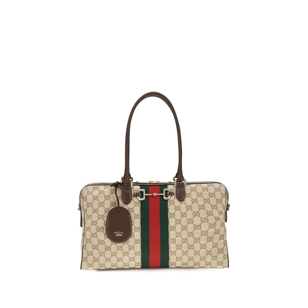 Gucci Beige Fabric Handbag