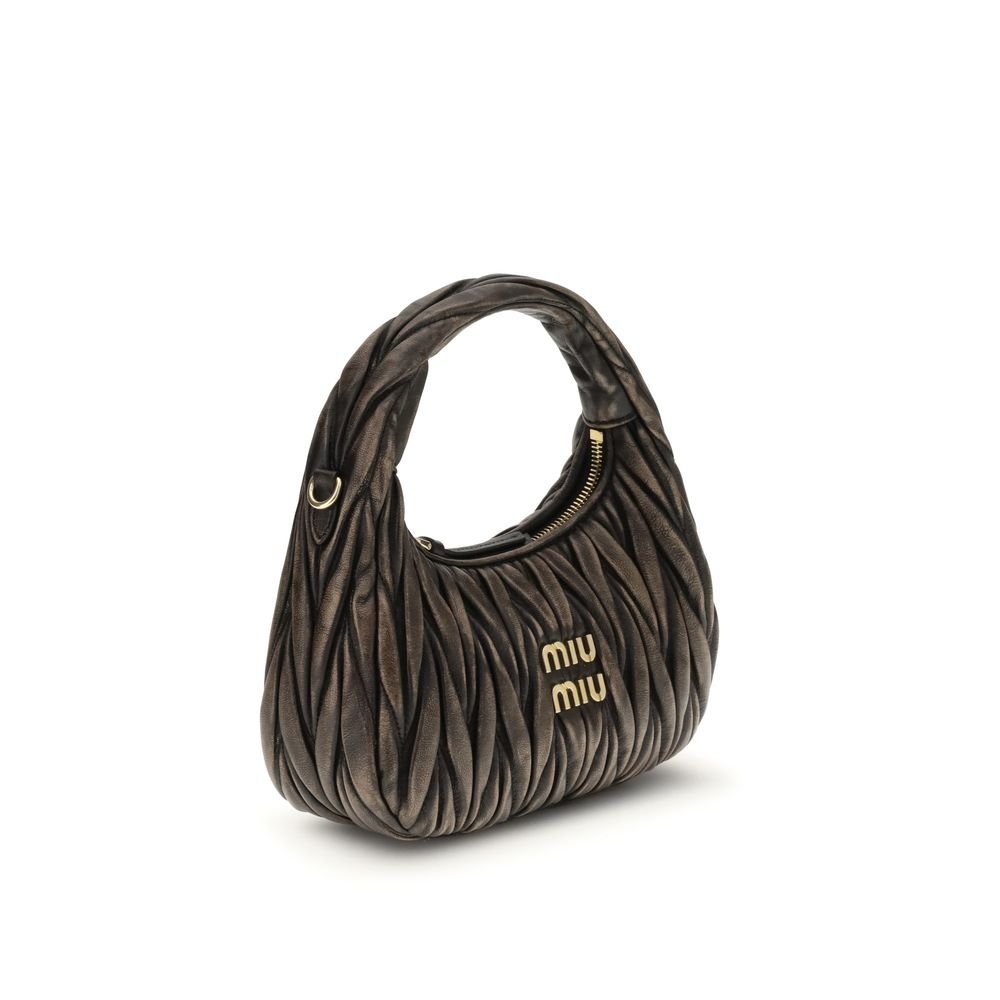 Miu Miu Brown Calf Leather Bos Taurus Shoulder Bag - Image 2
