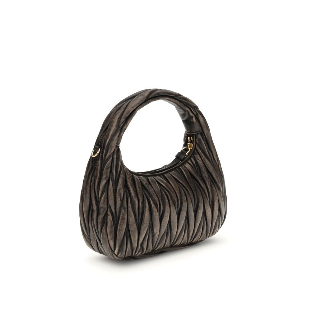 Miu Miu Brown Calf Leather Bos Taurus Shoulder Bag - Image 3