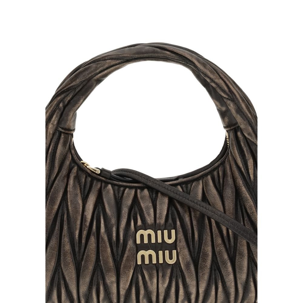 Miu Miu Brown Calf Leather Bos Taurus Shoulder Bag - Image 4