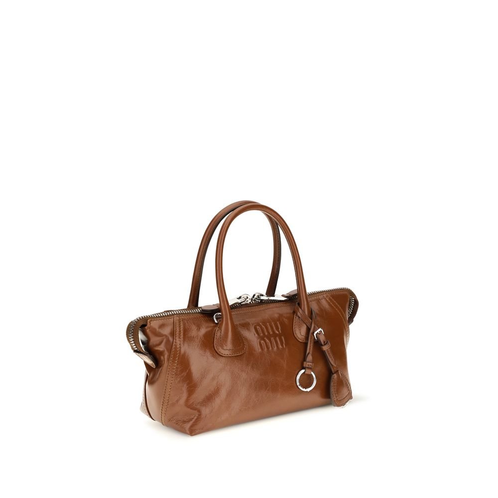 Miu Miu Brown Calf Leather Bos Taurus Handbag - Image 2