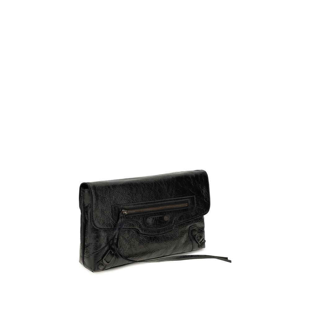 Balenciaga Black Lamb Ovis Aries Clutch Bag - Image 2