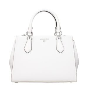 Michael Kors White Leather Handbag