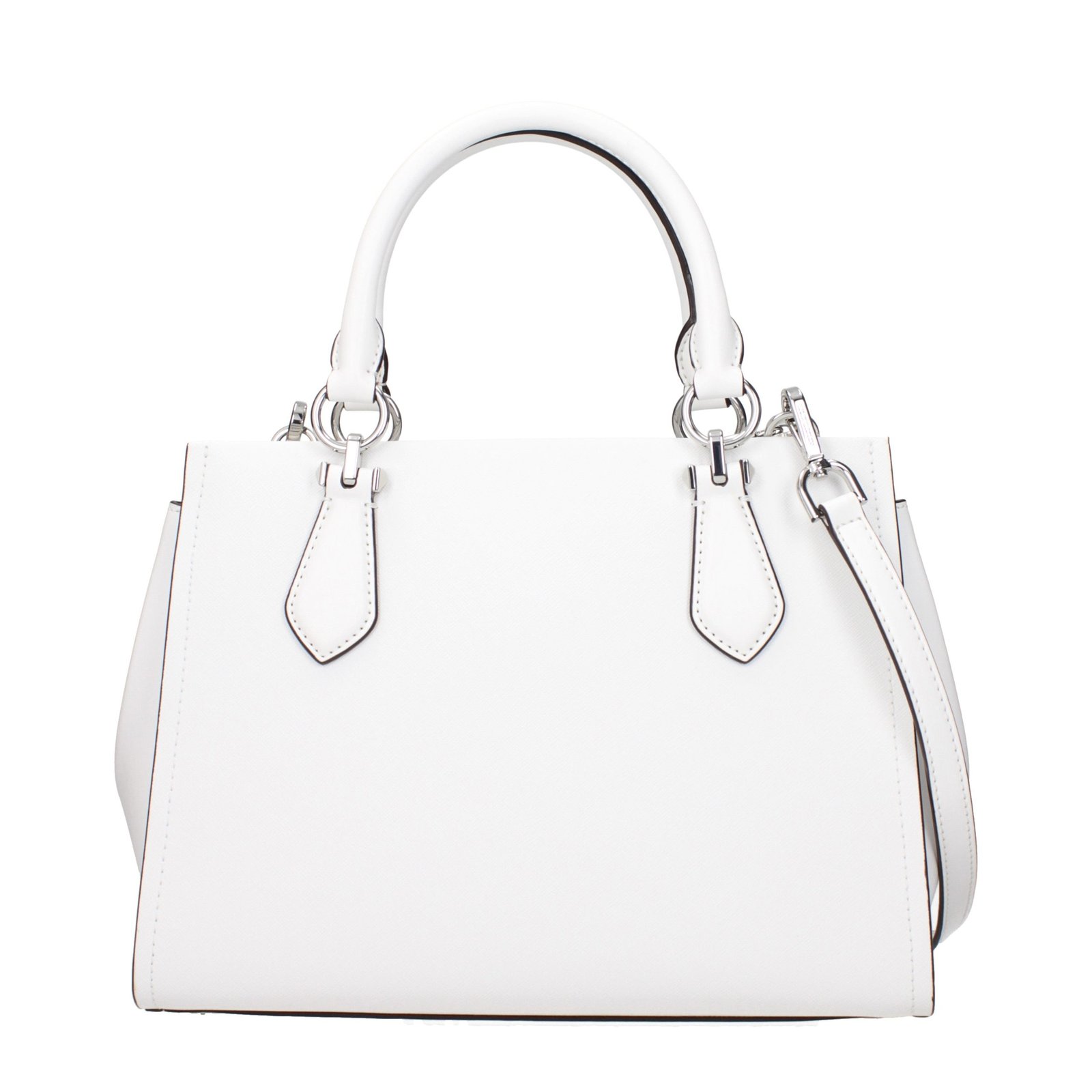 Michael Kors White Leather Handbag - Image 3