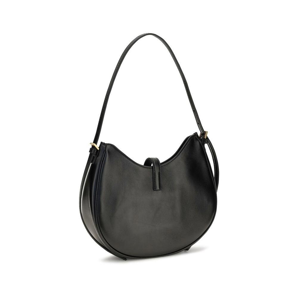 Versace Black Calf Leather Bos Taurus Shoulder Bag - Image 3