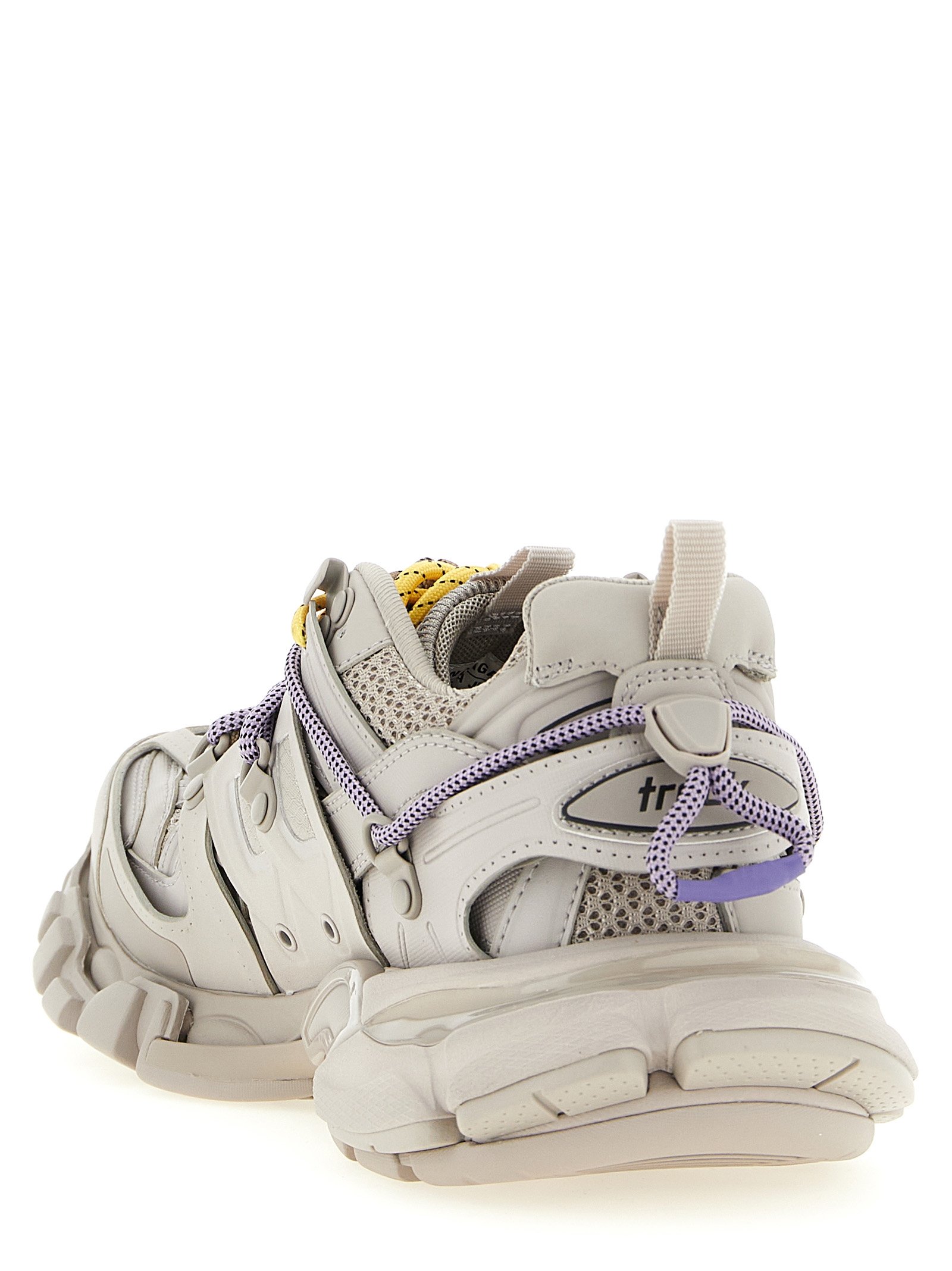Balenciaga Gray Polyethylene Athletic Sneakers - Image 3