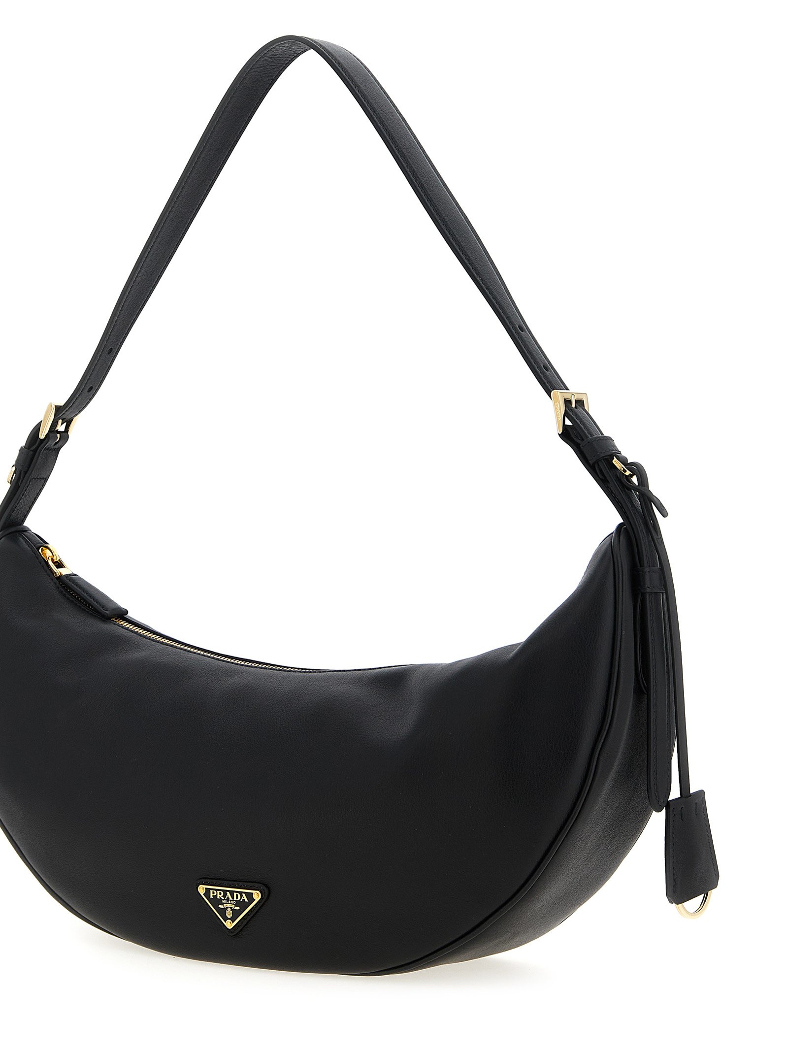 Prada Black Calfskin Shoulder Bag - Image 3