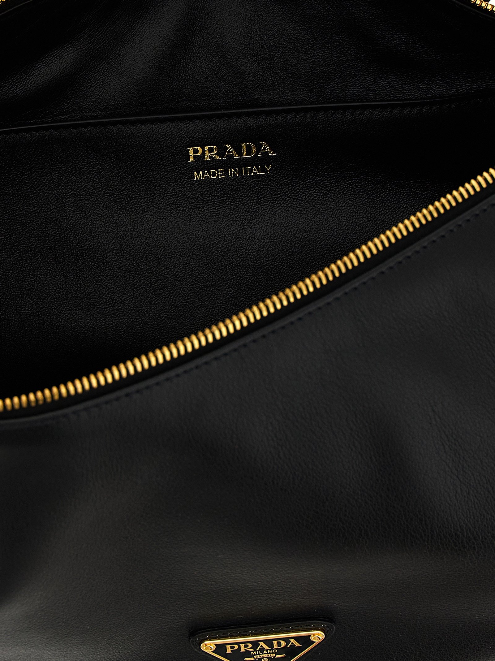 Prada Black Calfskin Shoulder Bag - Image 4