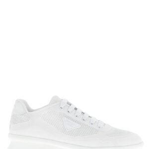 Prada White Polyester Athletic Sneakers