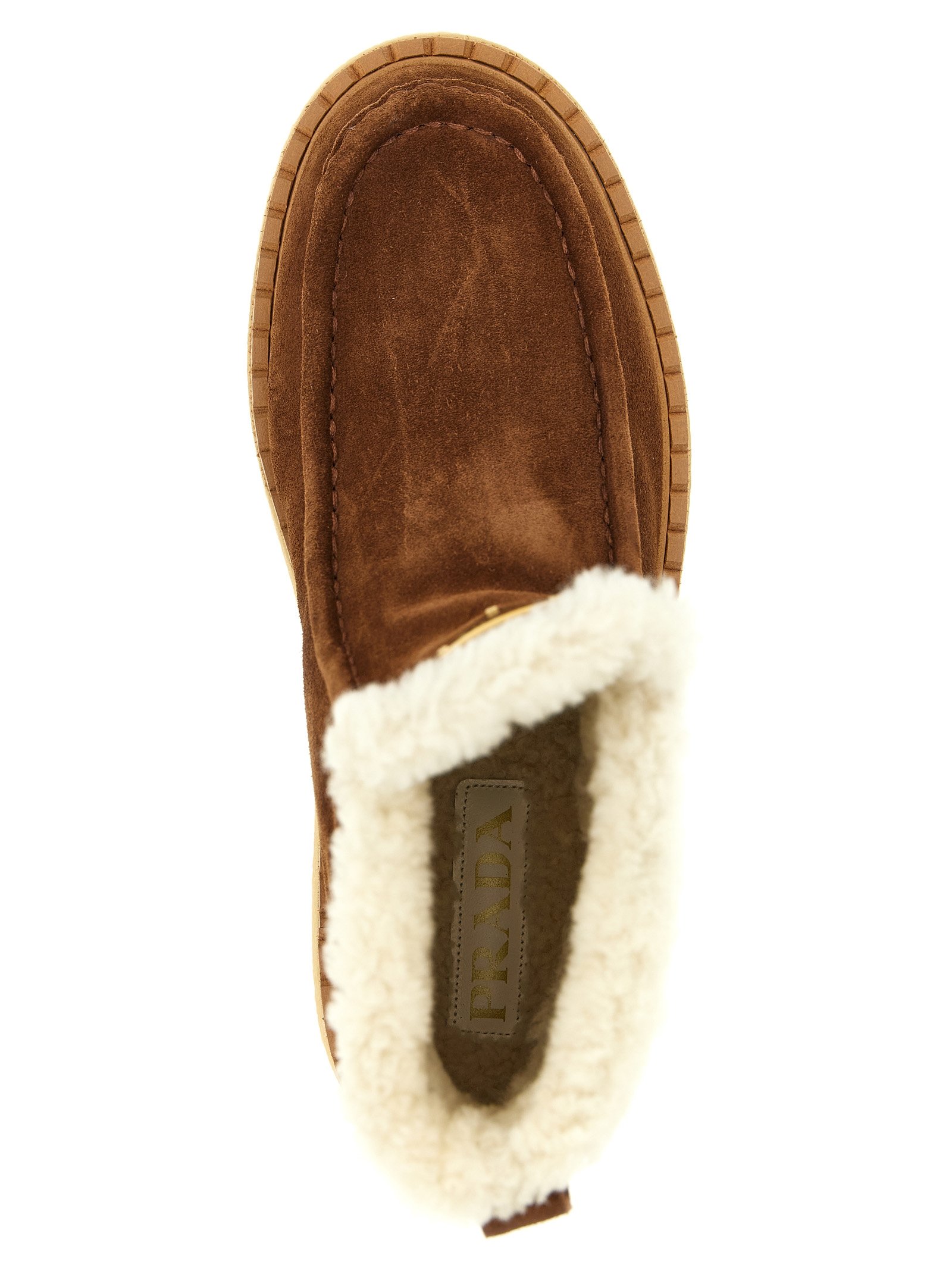 Prada Brown Calfskin Ankle Boots - Image 4