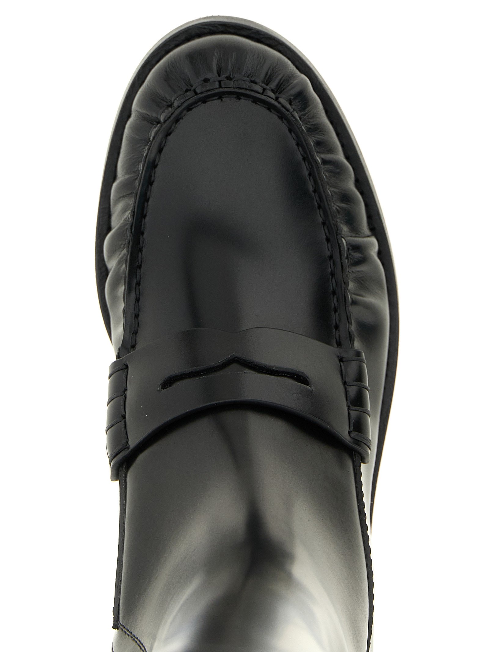 Prada Black Calfskin Over The Knee - Image 4
