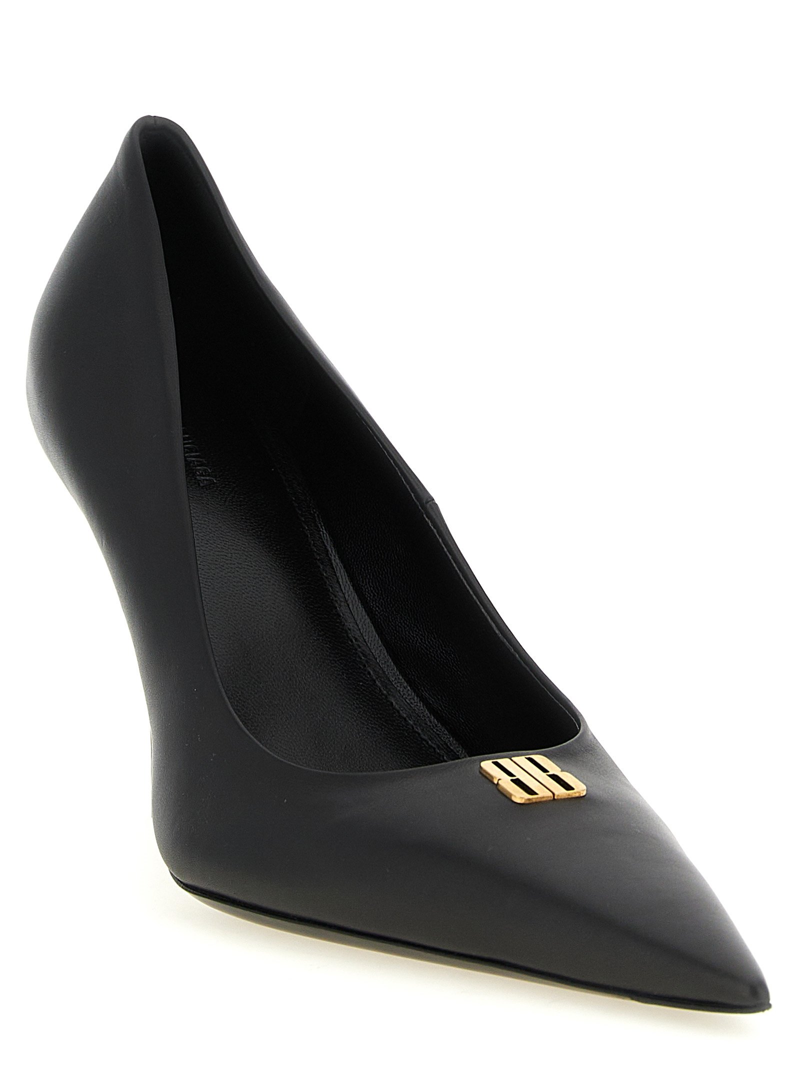 Balenciaga Black Calfskin High Heel Pumps - Image 2