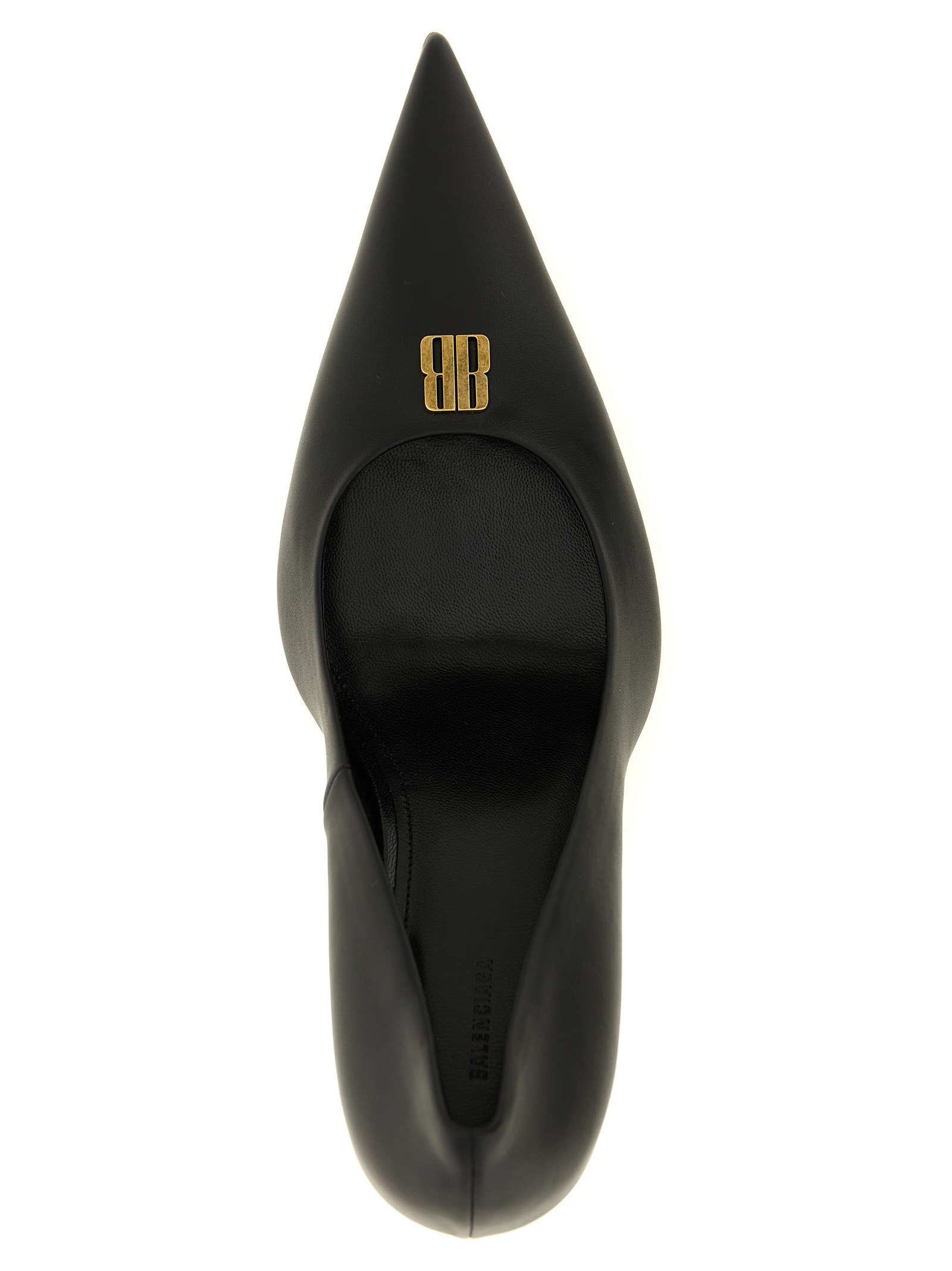 Balenciaga Black Calfskin High Heel Pumps - Image 4