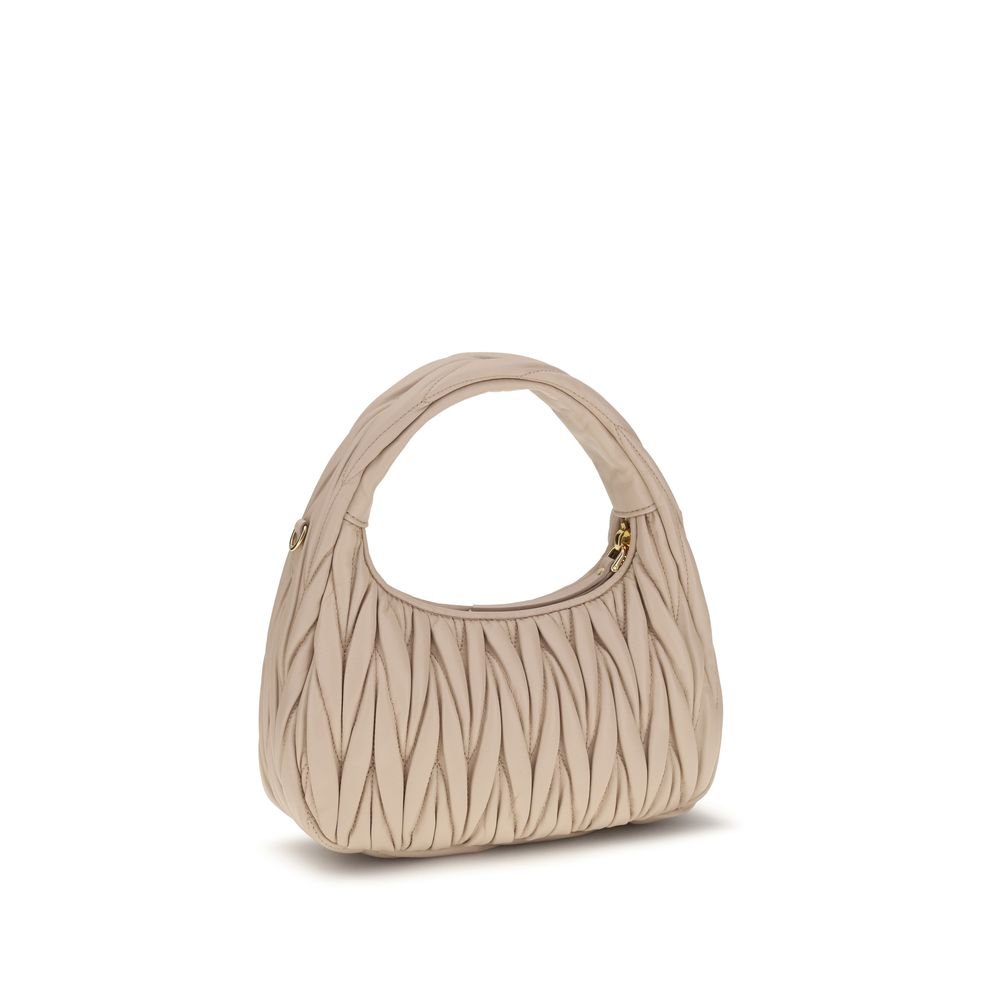 Miu Miu Beige Calf Leather Bos Taurus Handbag - Image 3