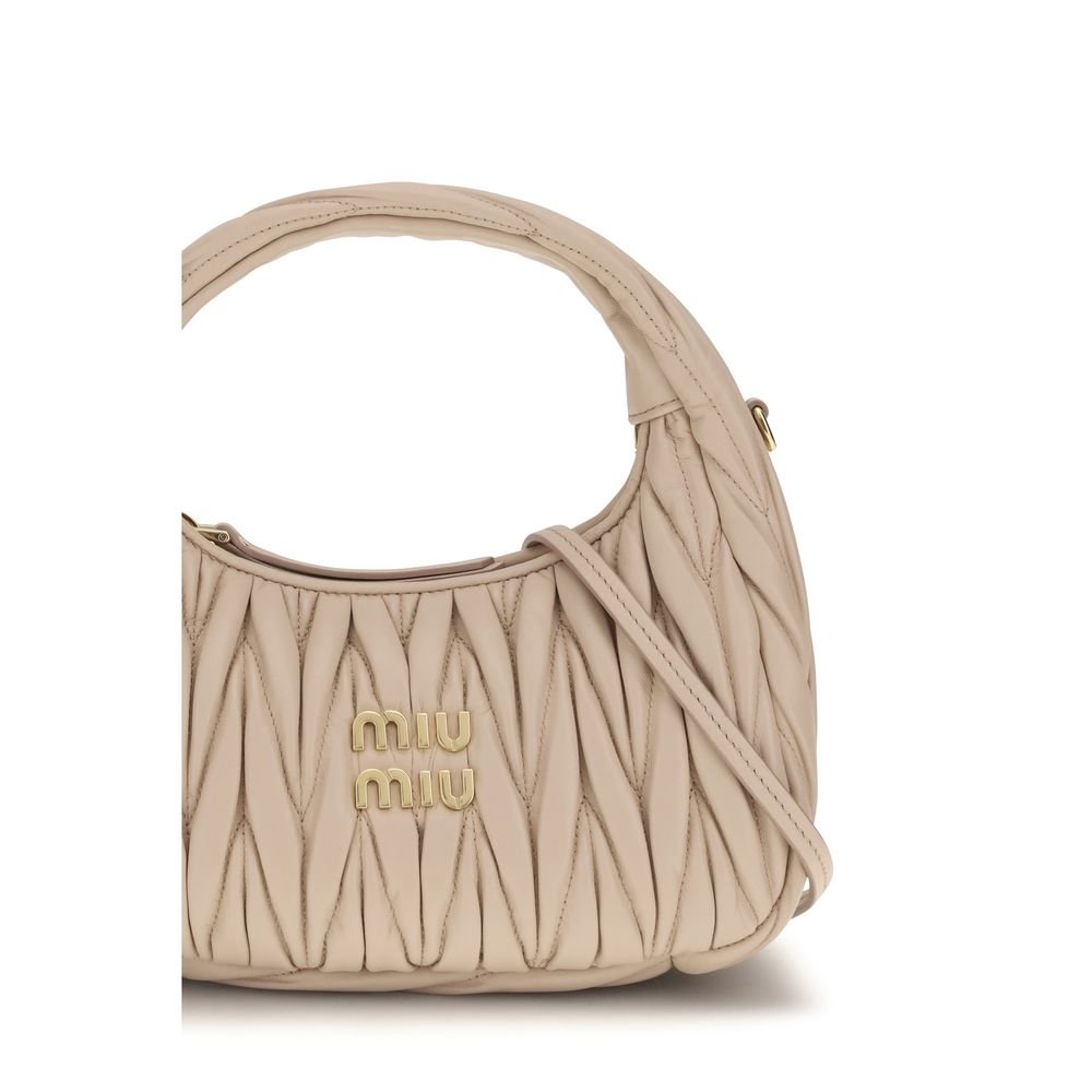 Miu Miu Beige Calf Leather Bos Taurus Handbag - Image 4