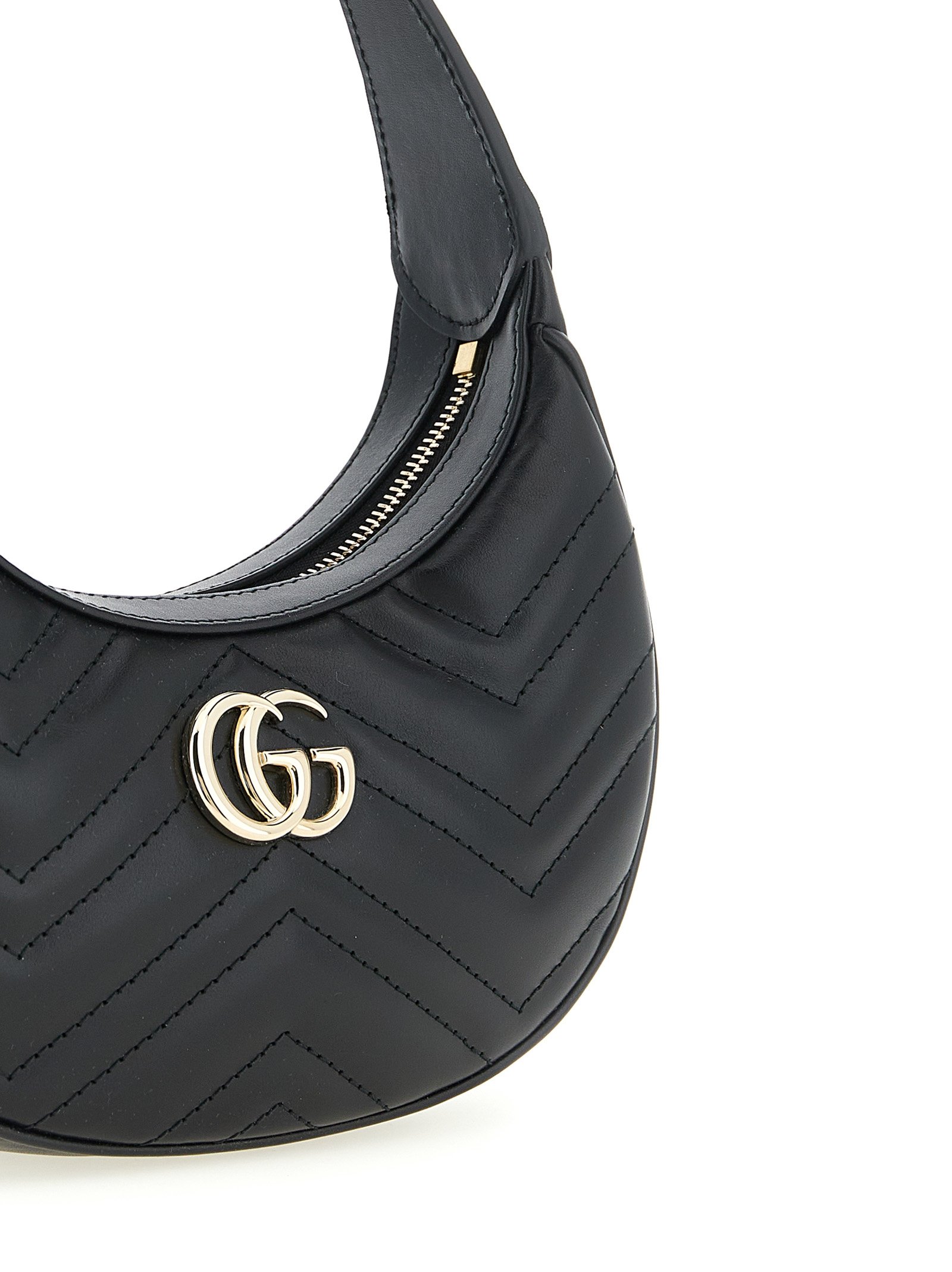 Gucci Black Calfskin Shoulder Bag - Image 3