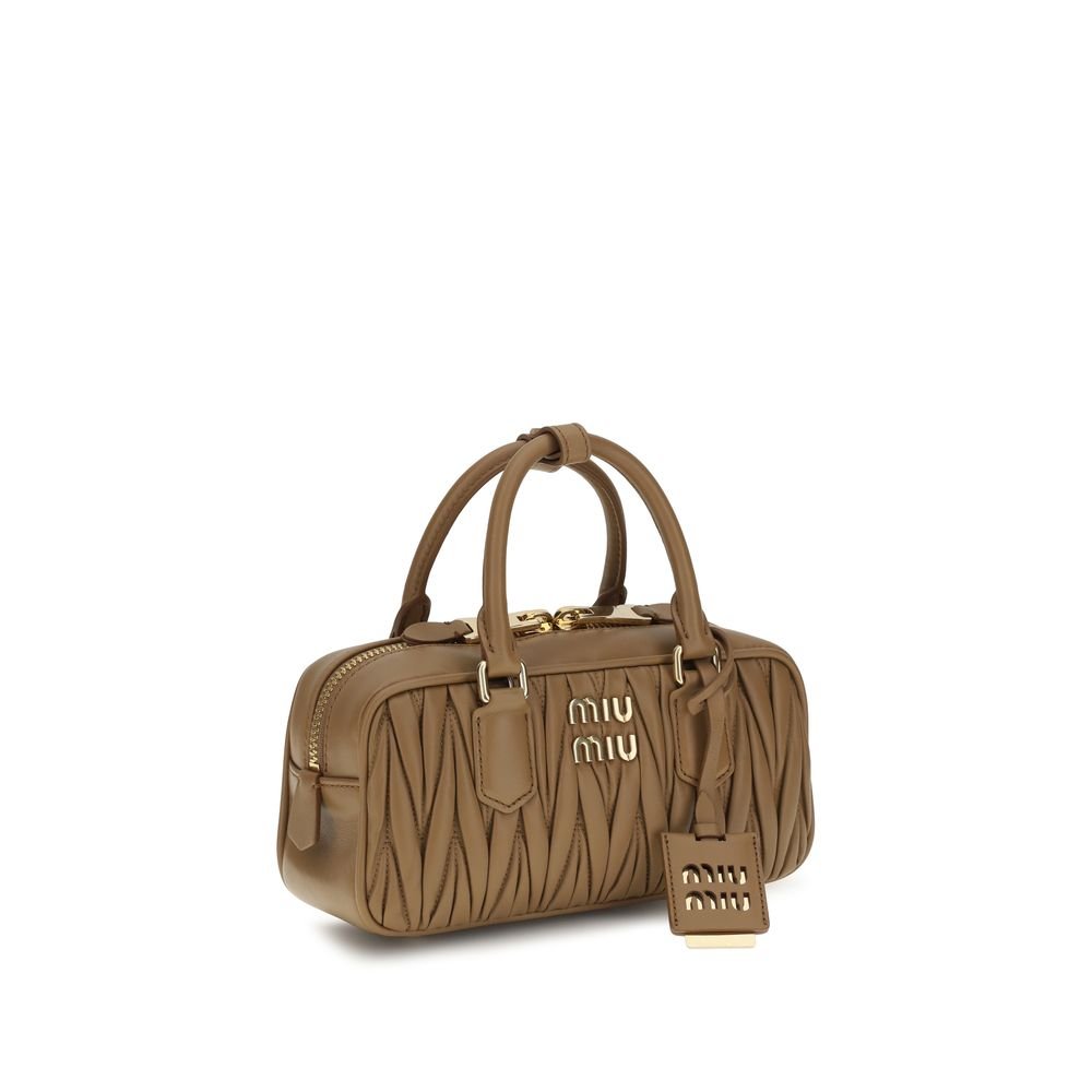 Miu Miu Beige Calf Leather Bos Taurus Handbag - Image 2