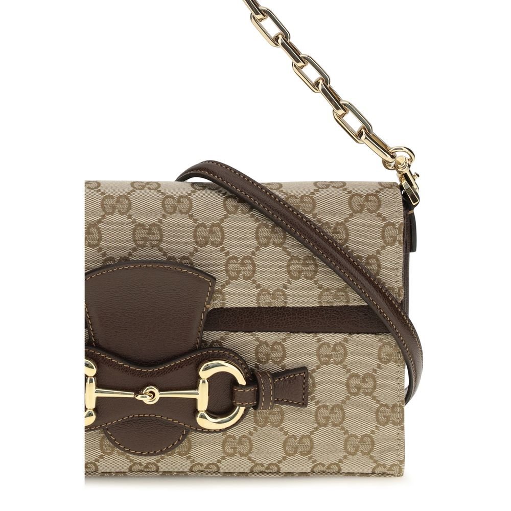 Gucci Beige Fabric Shoulder Bag - Image 4