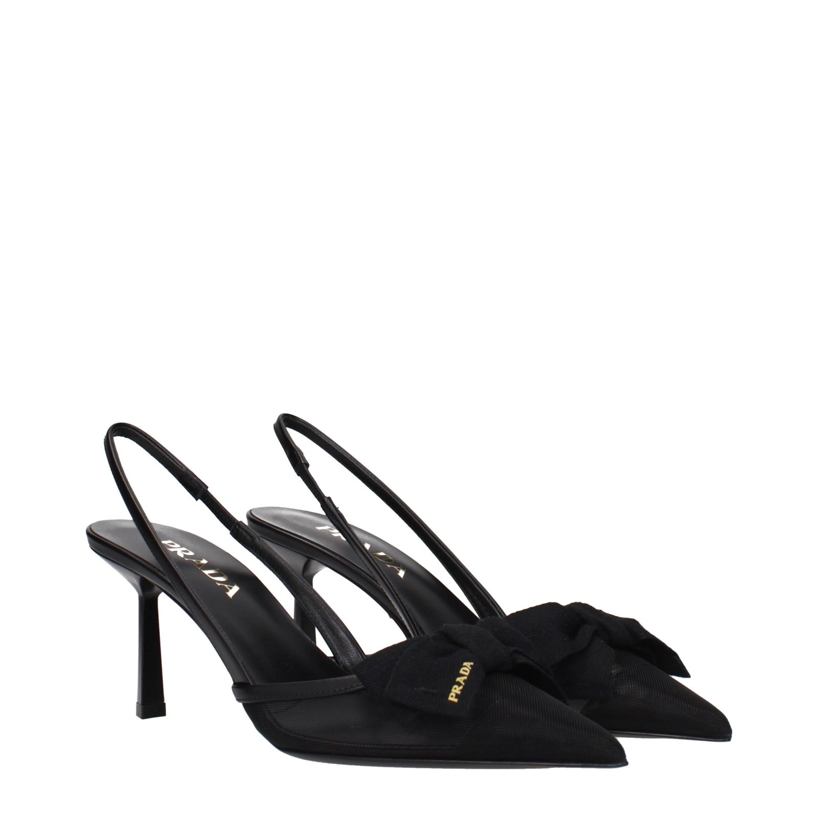 Prada Black Fibres High Heel Pumps - Image 2