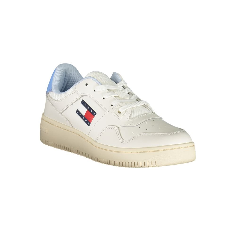 Tommy Hilfiger White Polyurethane Women Sneaker - Image 2