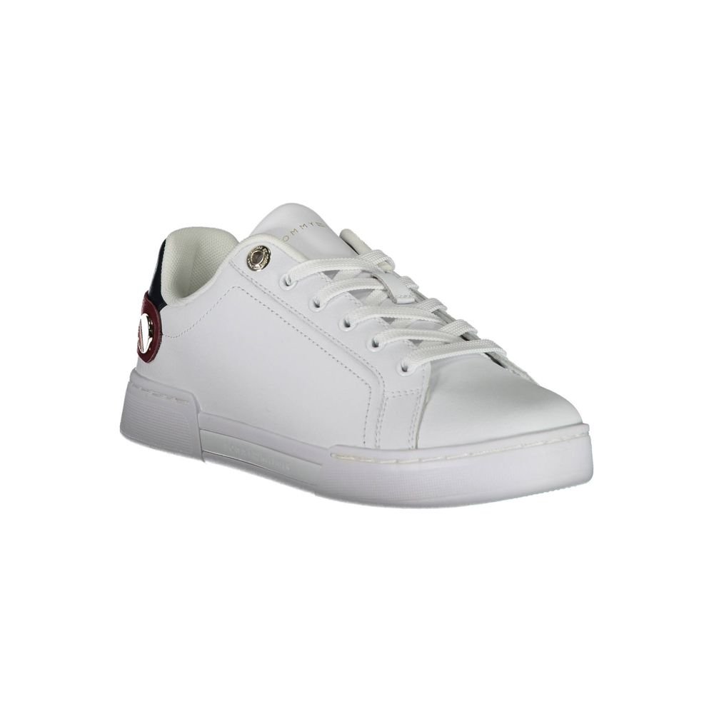 Tommy Hilfiger Bianco Polyurethane Women Sneaker - Image 2