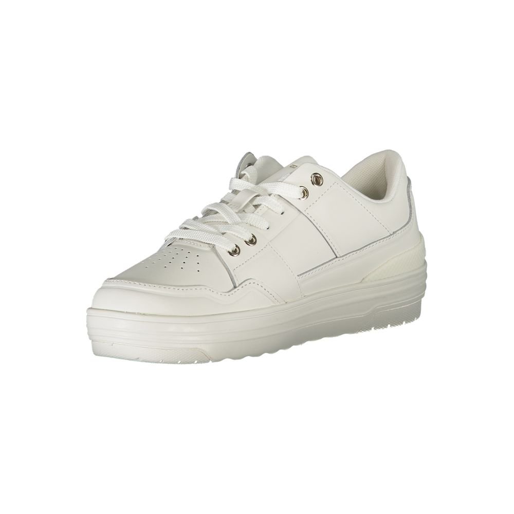 Tommy Hilfiger White Leather Women Sneaker - Image 3
